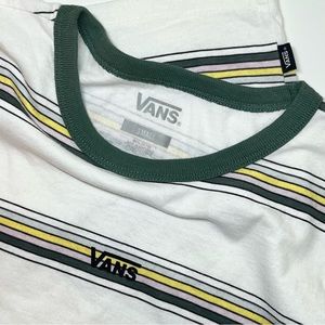 Vans Women Small Striped Tee
